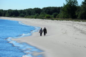 Wanderung am Elbstrand